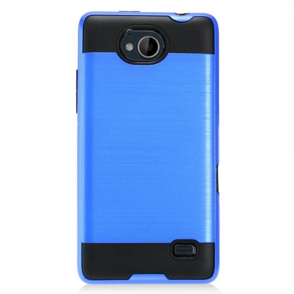 Wholesale ZTE Tempo, N9131 Armor Hybrid Case (Blue)